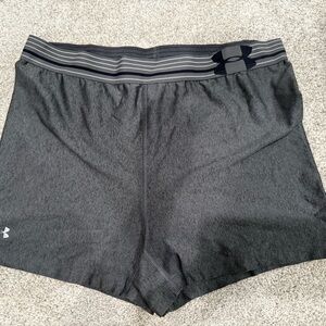 Under Armour Women's Charcoal Athletic Shorts